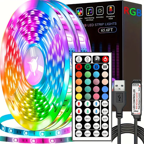 VividGlow RGB Room Light Strip Tape