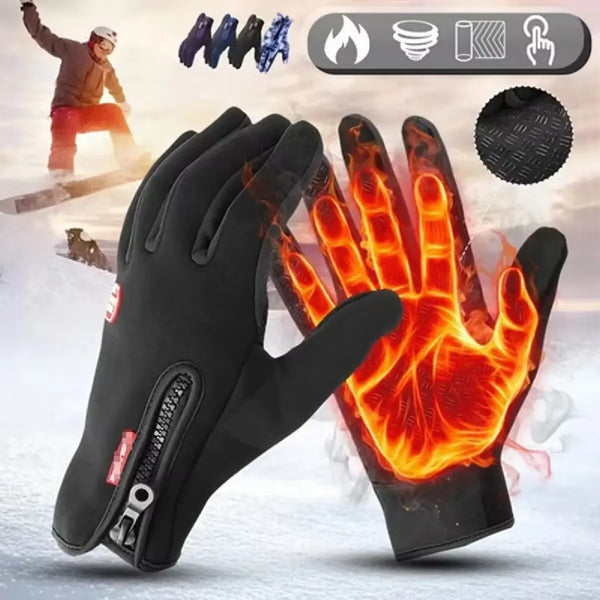 All-Weather Touchscreen Winter Gloves for Riders