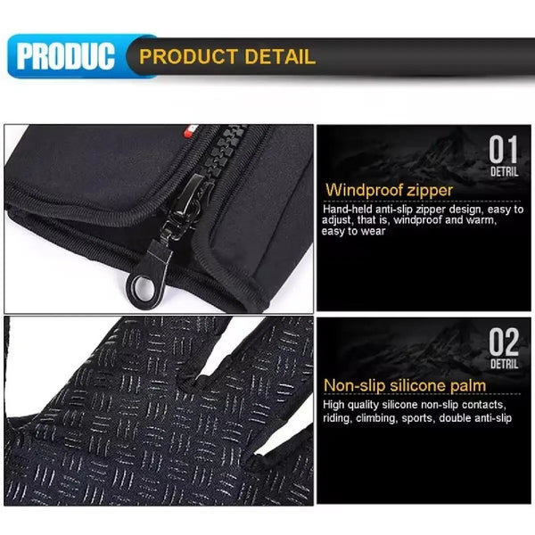 All-Weather Touchscreen Winter Gloves for Riders